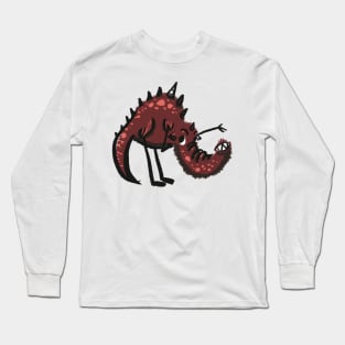 Bowing Salutations Doodle Monster Long Sleeve T-Shirt